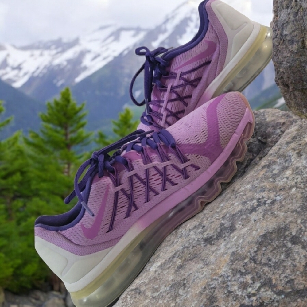 Nike Air Max. Light and dark purple. Woman's size 8 euro 9 705458-500 - Picture 3 of 15